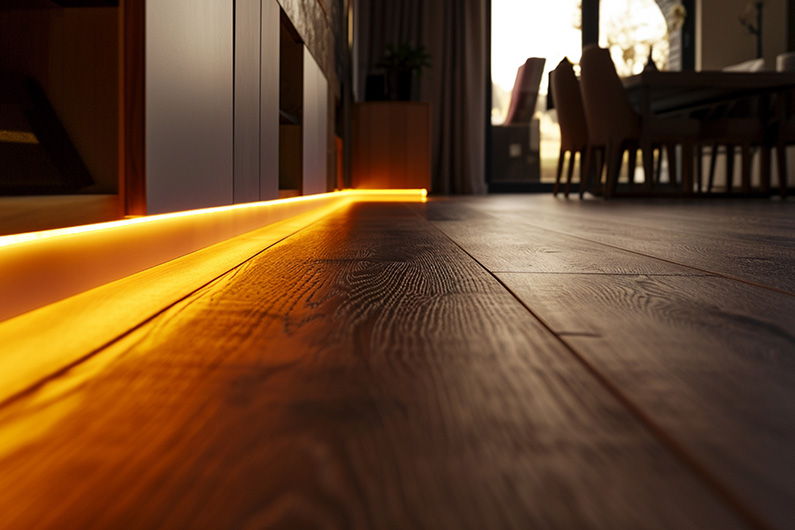 Efectos de la iluminación en los suelos de madera